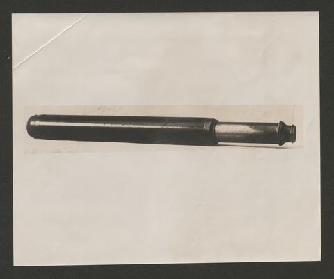 Telescope (spy glass): Presented by Tom Perry to Govr. Shelby. Lake Erie. 30 Sept. 1813