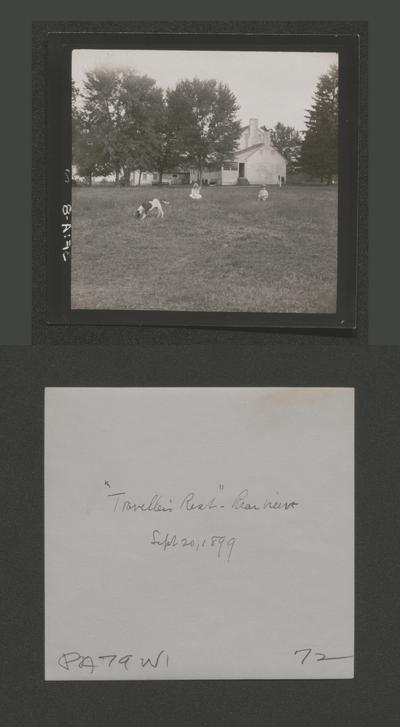 'Travellers' Rest': Rear view. Sept. 20, 1899