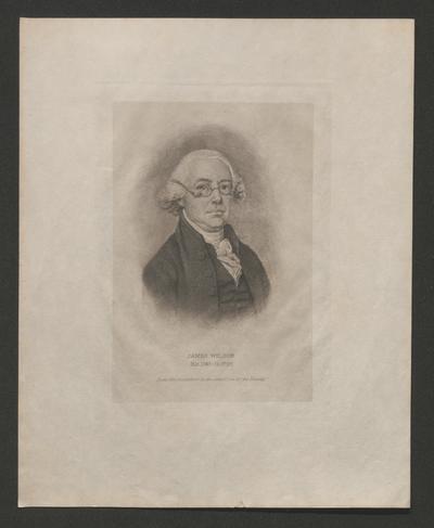 James Wilson. Nat. 1742, Ob. 1798. From the miniature in the possession of the Family