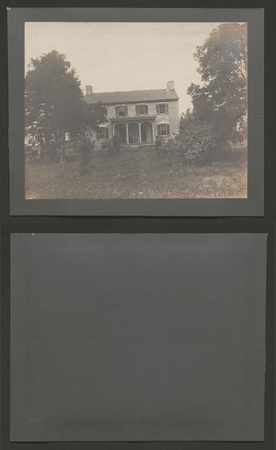 Samuel M. Wilson in front of Traveller's Rest