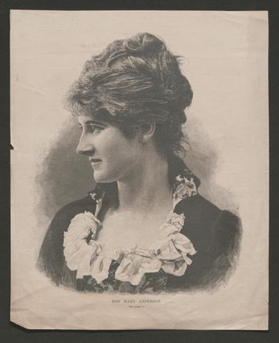 Miss Mary Anderson