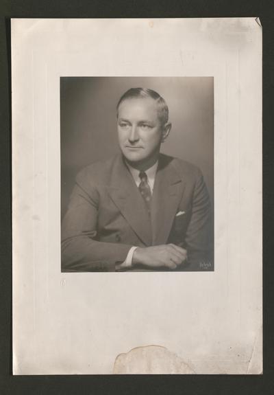 Unidentified man; A Portrait by Bachrach. 1939