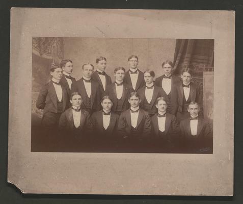 Group of fourteen young men; Mullen. Lex., KY