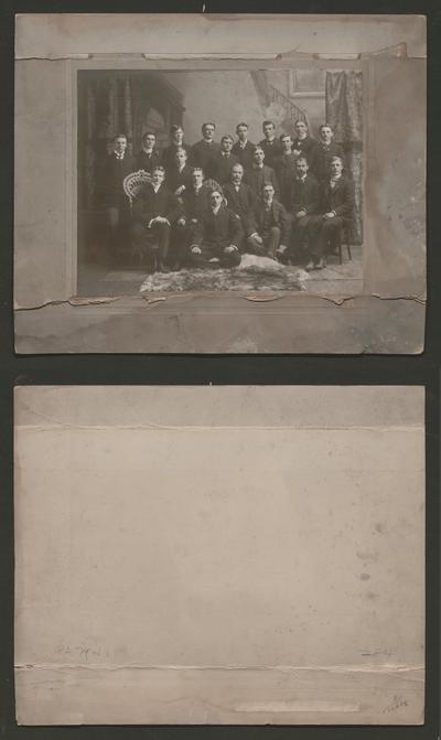 Group of twenty-four men; C.E. Watton, Photographer