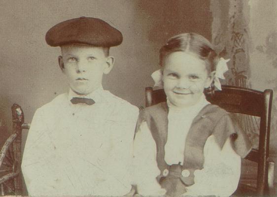 Young boy and girl