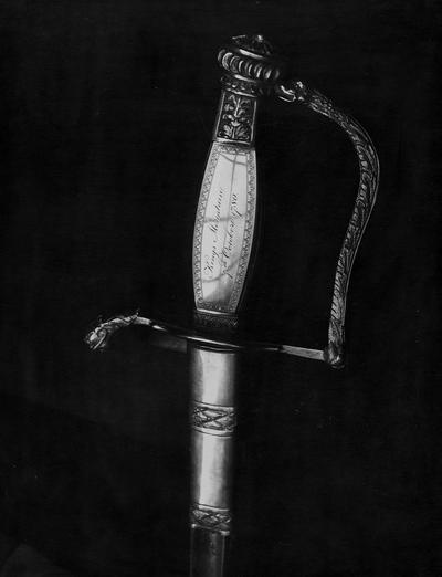 Sword handle, inscribed: King's Mountain; 7th October 1780