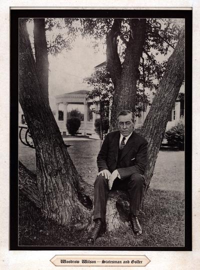 Portrait of Woodrow Wilson: Statesman and Golfer
