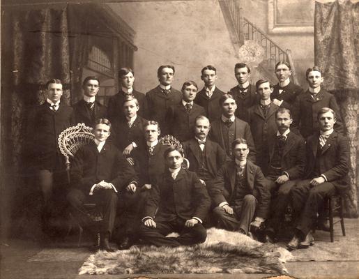Group of twenty-four men; C.E. Watton, Photographer