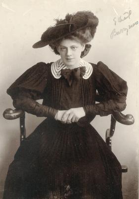Ethel Barrymore; autographed; Photographer: Sarony; New York