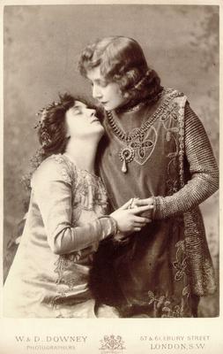Sarah Bernhardt and Mrs. Patrick Campbell; Photographer: W. & D. Downey; London