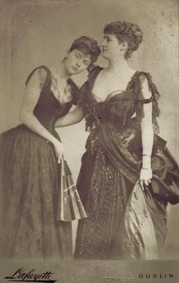 Marchioness of Kildare and an unidentified female; Photographer: Lafayette; Dublin