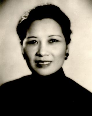 Mme. Chiang Kai-Shek; no photographer or place given