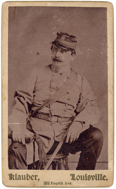 Major General William Preston (1816-1887), C.S.A.; Lexington, Kentucky native; served in the Kentucky State Legislature, in uniform