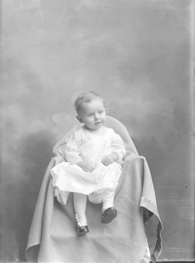 Portrait of a baby, mother identified as 