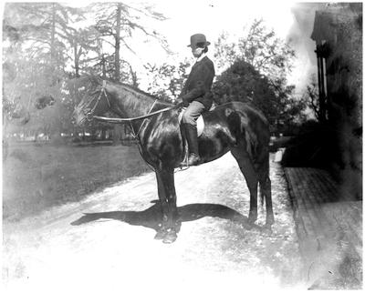 William Preston (1887-1943) on a horse