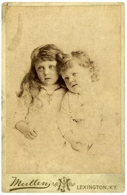 Margaret Wickliffe Preston (1885-1964) and William Preston (1887-1943) as young children