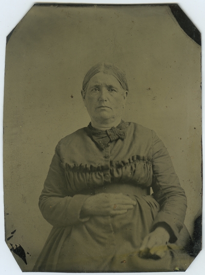 Unidentified female ; photo located on page 17 of album