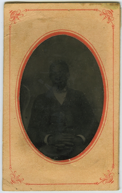 UnidentifiedAfrican American male ; photo located on page 18 of album