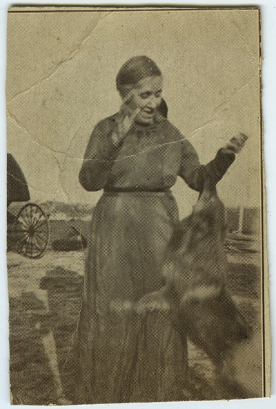Unidentified African American female ; photo located on page 18 of album