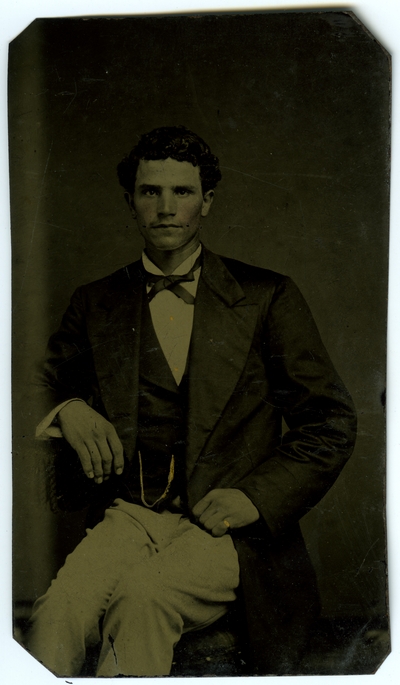 Unidentified male ; photo located on page 17 of album