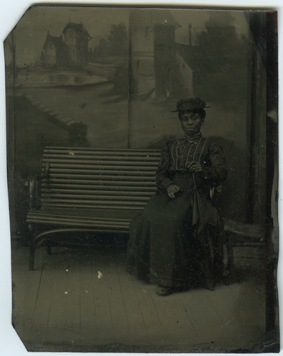 Unidentified African American female ; photo found loose at beginning of album