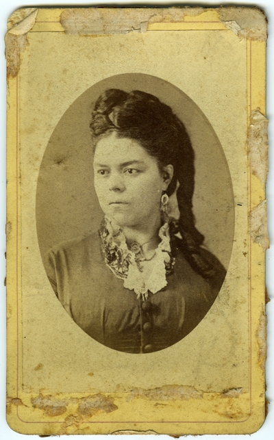 Unidentified female ; photo located on page 8 of album