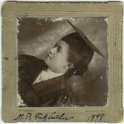 M.R. Fitzbutler, graduation portrait