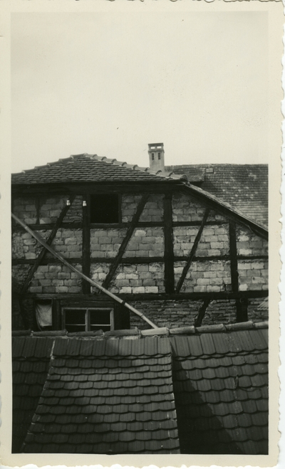 Roof of a house.   