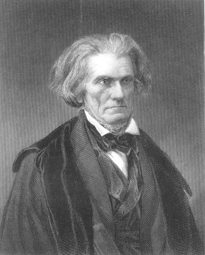Portrait Engraving of John C. Calhoun