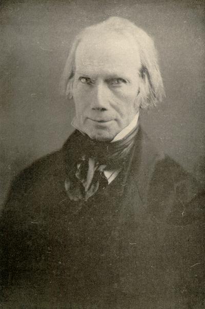 Henry Clay as an old man from a daguerreotype, now in the possession of Mrs. Robert Dick Wilson, of Princeton, NJ