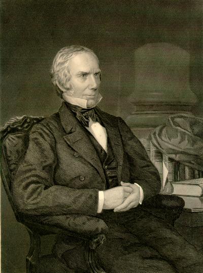 Engraving of Henry Clay: Painted by Alonzo Chappel, Likeness from a daguerreotype by Root. Johnson, Wilson, and Co. Publishers, New York