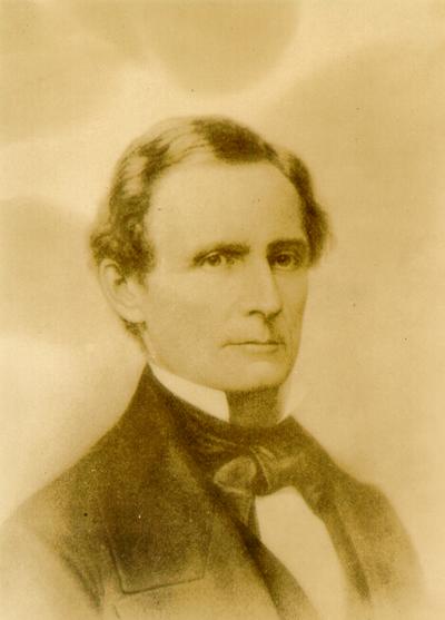 Photograph of painting of Jefferson Davis