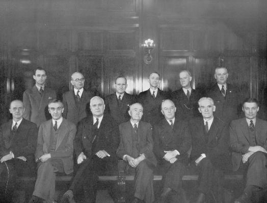 The Court of Appeals of Kentucky, 1939. Judges: W.H. Fulton, James W. Stites, Alex Ratliff, GusThomas, William H. Rees, Wesley V. Perry, J.W. Cammack, Charles K. O'Connell (Clerk); Commissioners: Charles Morris, Porter Simms, Osso Stanley & Charles F. Creal; and C.H. Cheshire, Sergeant at Arms