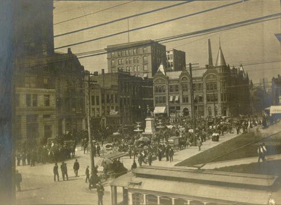 View of downtown Lexington (1890s?)