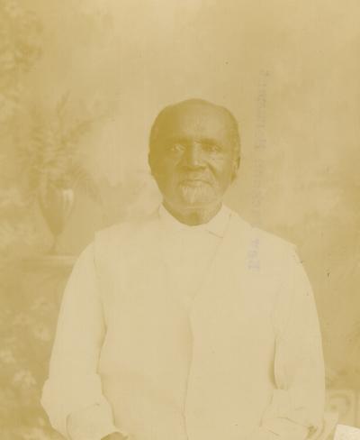 Portrait of unidentified African-American male