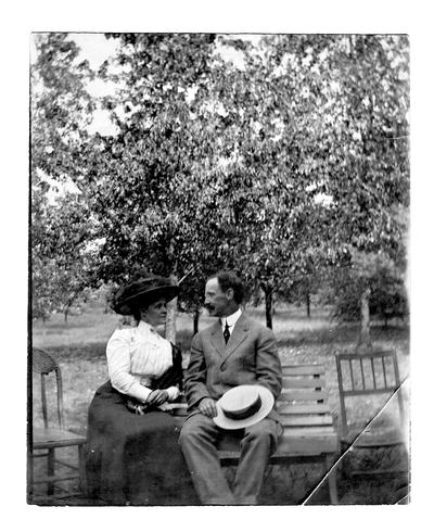 Lucy and Ed Shelby, sister and brother of Mary Shelby Wilson