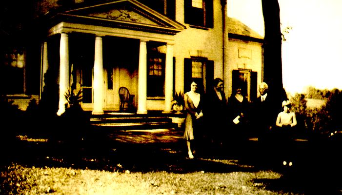 Group at 'Agmore'; Sam and Mary Shelby Wilson and three others