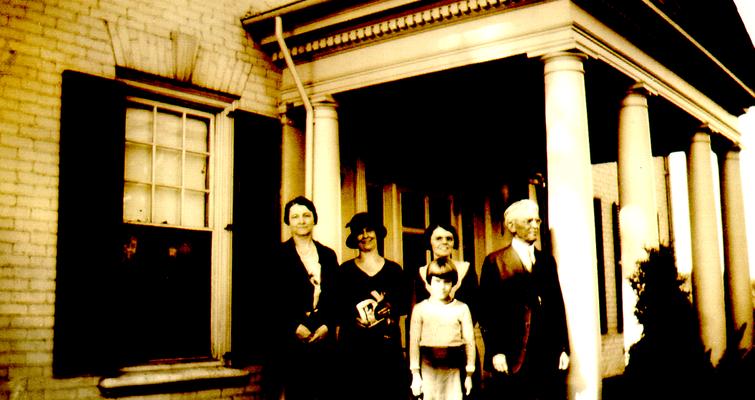 Group at 'Agmore'; Sam and Mary Shelby Wilson and three others