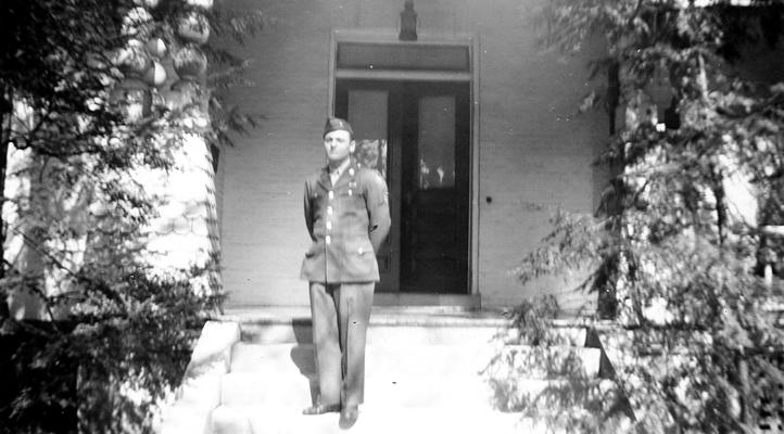 Ned Shelby in Army uniform, 'Landover'