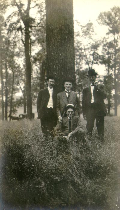 Payne's Depot. Samuel M. Wilson and three unidentified men