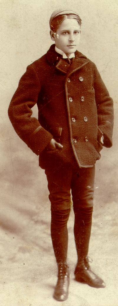 Portrait of boy (full-length); Wybrant: Louisville, KY