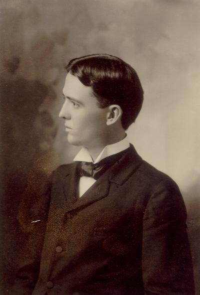 Portrait of a young man; Fox: Danville, KY