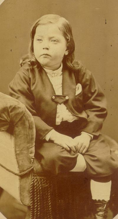 Portrait of a young girl; I.B. Webster, Practical Photographer, 85 Fourth Street; Louisville, KY