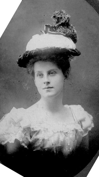 Unidentified young woman