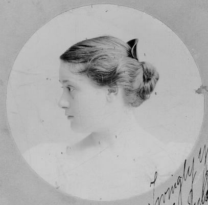 Helen Julia Wheeler, roommate of Mary Shelby Wilson at Dana Hall; daughter of Marcellus Wheeler of Rutland, Vermont