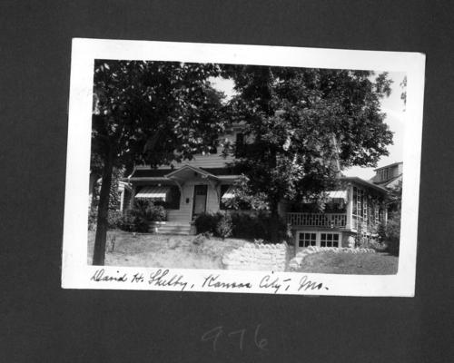 Home of David H. Shelby; Kansas City, MO