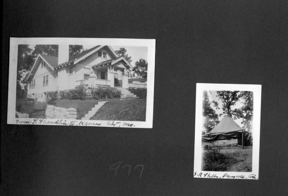 Home of George L. Shanklin III: Kansas City, MO; J.R. Shelby: Ark[ansas]