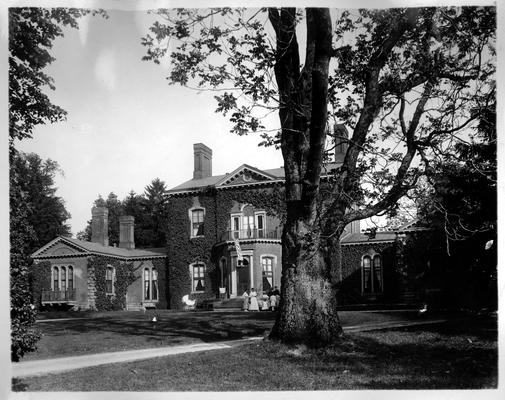 View of Ashland from Lower Edge of Front Lawn