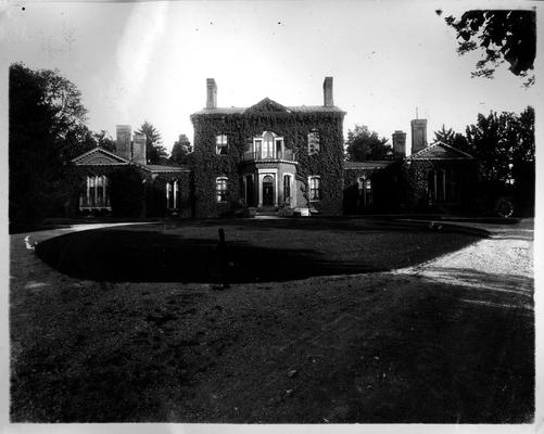 Front View of Ashland from foot of Circular Drive