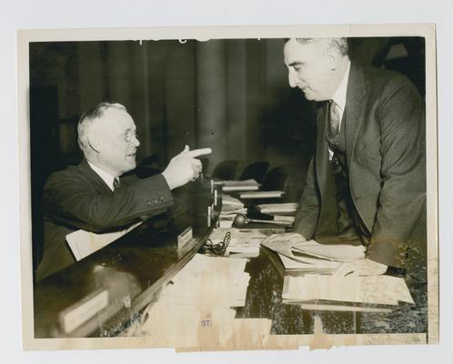 Vinson with William Green, president of the American Federation of Labor